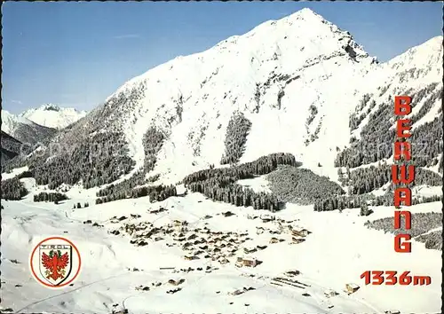 Berwang Tirol Wintersportplatz Hoehenluftkurort Alpen Fliegeraufnahme Kat. Berwang