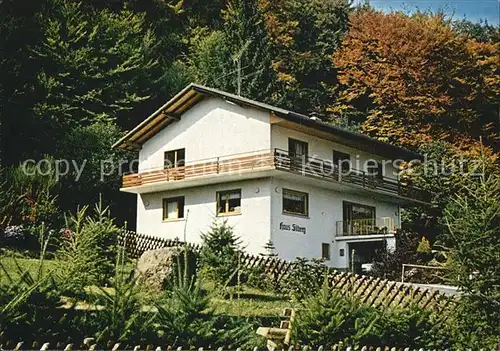 Holzhausen Huenstein Haus Silberg am Waldschwimmbad Luftkurort Kat. Dautphetal