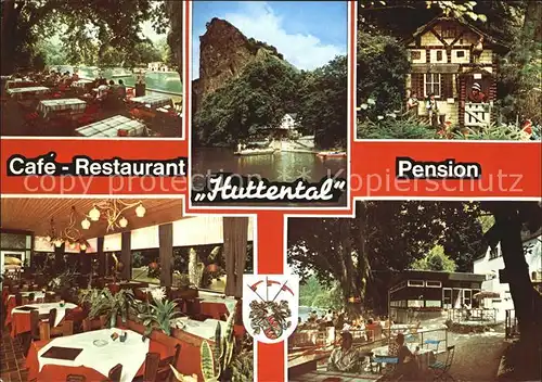 Bad Muenster Stein Ebernburg Cafe Restaurant Pension Huttental Kat. Bad Muenster am Stein Ebernburg