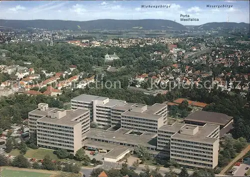 Bad Oeynhausen Reha Klinik Wiehengebirge Wesergebirge Porta Westfalica Fliegeraufnahme Kat. Bad Oeynhausen