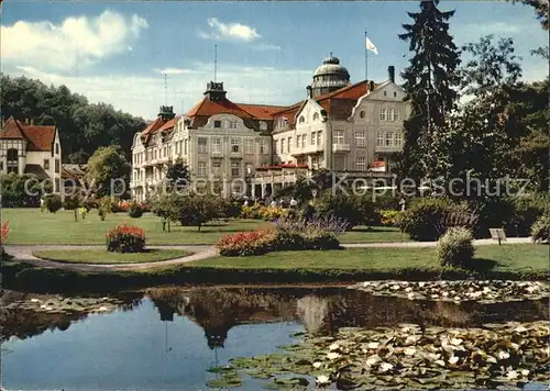 Bad Salzschlirf Badehof Park Seerosen Teich Kat. Bad Salzschlirf