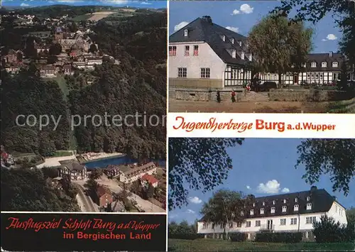 Burg Wupper Jugendherberge Schloss Wahrzeichen Bergisches Land Kat. Solingen