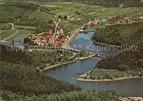 Niederwerbe Edersee Fliegeraufnahme Kat. Nieder Werbe Waldeck