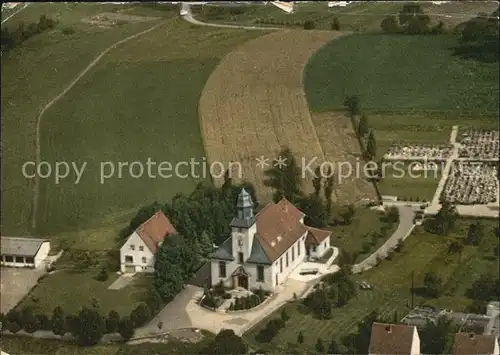 Welschbach Hirzweiler Katholische Pfarrkirche St Laurentius Fliegeraufnahme