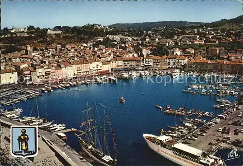 Saint Tropez Var Port des Yachts Cote d Azur vue aerienne Kat. Saint Tropez