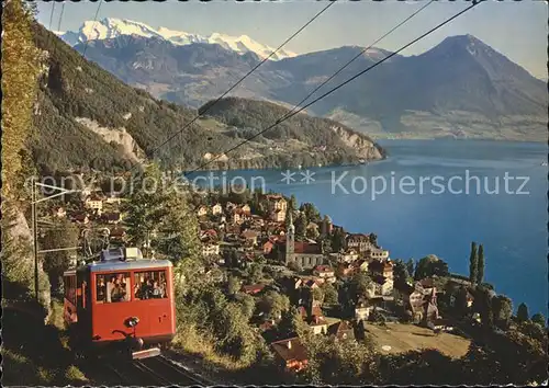 Rigibahn Vitznau Vierwaldstaettersee Nidwaldner Alpen Kat. Eisenbahn