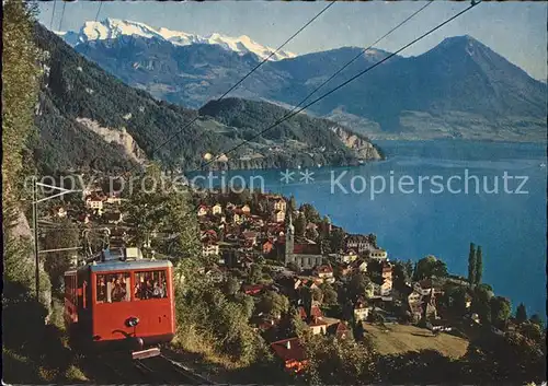 Rigibahn Vitznau Vierwaldstaettersee Nidwaldner Alpen  Kat. Eisenbahn