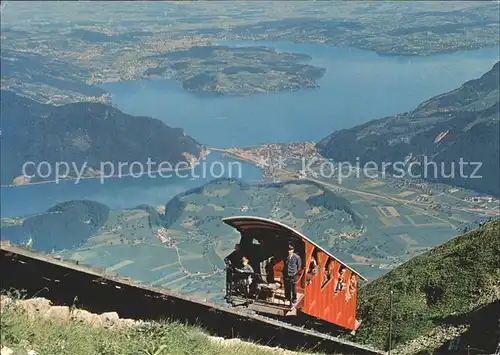 Stanserhornbahn Vierwaldstaettersee Luzern Kat. Eisenbahn