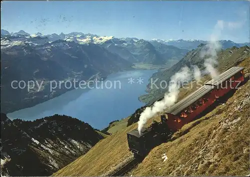 Brienz Rothornbahn Brienzersee Berner Alpen Grosshorn Diablerets  Kat. Eisenbahn