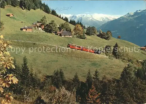 Brienz Rothornbahn Haslital Planalp Kat. Eisenbahn
