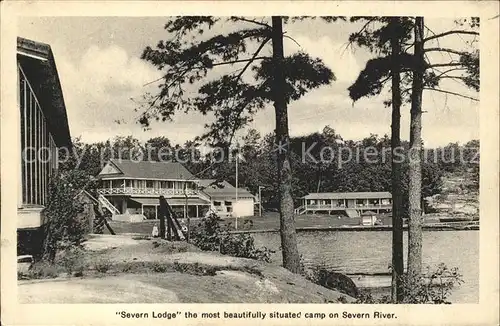 Ontario Canada Severn Lodge Camp on Severn River Kat. Kanada
