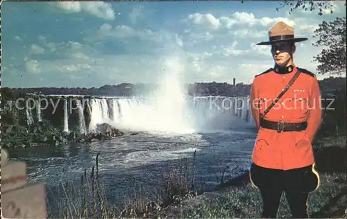 Ontario Canada With Horseshoe Falls Niagara Falls Rocky Mountain Police Kat. Kanada