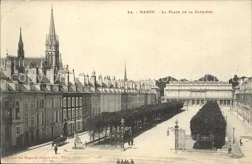 Nancy Lothringen La Place de la Carriere Kat. Nancy