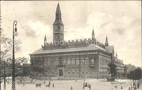 Kobenhavn Raadhuset Kat. Kopenhagen