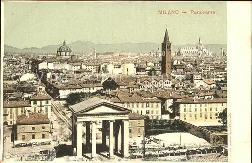 Milano Panorama Kat. Italien