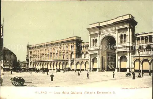 Milano Arco della Galleria Vittorio Emanuele II Kat. Italien