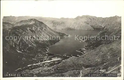 Cattaro Kotor La Baie de Cattaro  Kat. Montenegro