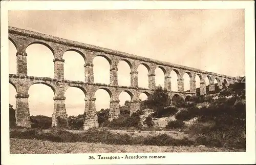 Tarragona Acueducto romano Kat. Costa Dorada Spanien