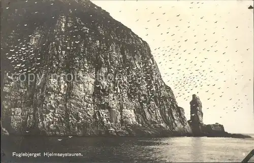 Norge Norwegen Fuglebjerget Hjelmsoystauren Kat. Norwegen