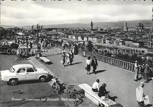 Firenze Toscana Panorama dal Piazzale Michelangelo Kat. Firenze