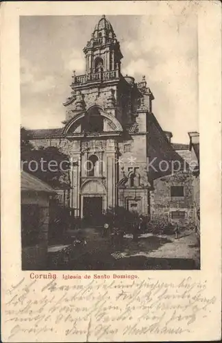 La Coruna Iglesia de Santo Domingo Kat. Spanien