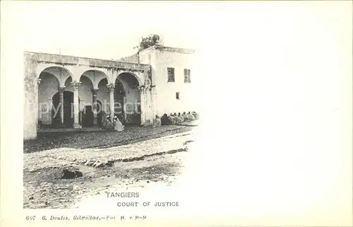 Tangiers Tanger Tangier Court of Justice Kat. Marokko