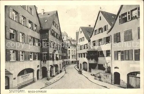 Stuttgart Geiss Strasse Kat. Stuttgart