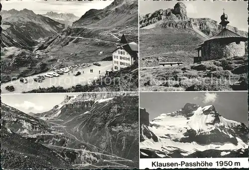 Klausenpasshoehe Berghotel Kapelle Alpenpass Kat. Klausen