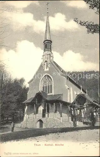 Thun BE Katholische Kirche Kat. Thun