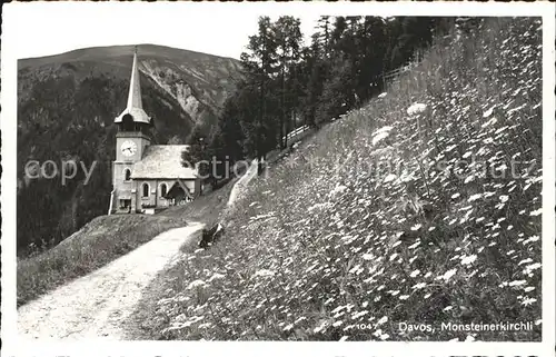 Davos Dorf GR Monsteinerkirchli Bergwiese / Davos /Bz. Praettigau-Davos