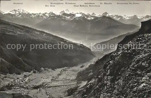 Leukerbad Gemmipass Walliser Alpen Gebirgspass Kat. Loeche les Bains