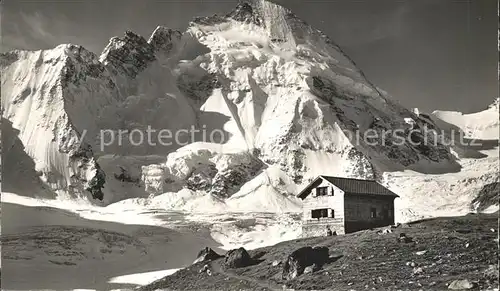 Zermatt VS Schoenbuehl Huette Schutzhaus Section Monte Rosa Dent d Herens Kat. Zermatt