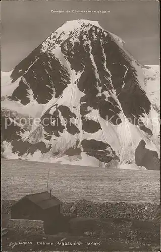 Cabane Panossiere Combin de Corbassiere Schutzhaus Walliser Alpen Kat. Grand Combin