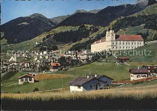 Disentis GR Teilansicht mit Kloster Kat. Disentis