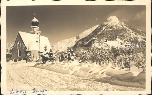 Davos Dorf GR Kirche  / Davos /Bz. Praettigau-Davos