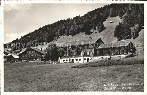 Wildhaus Lisighaus SG Zwingtiheimstaetten Kat. Wildhaus