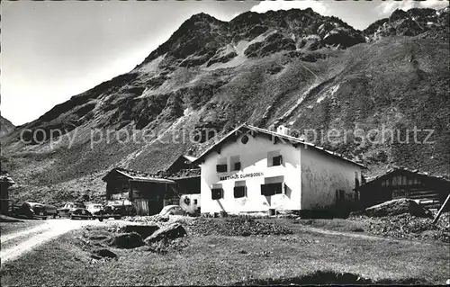 Davos Dischma GR Gasthaus Duerrboden Scaletta Pass / Davos /Bz. Praettigau-Davos