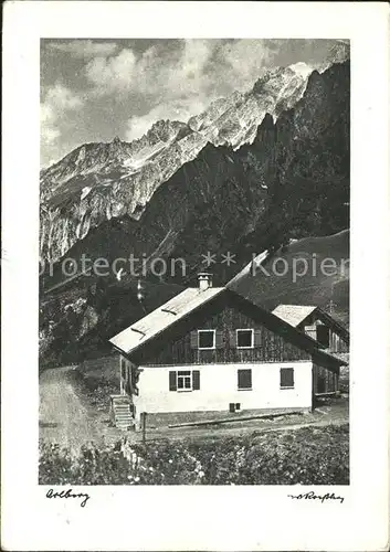 Arlberg Huette Kat. Oesterreich
