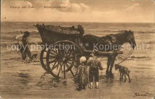 Katwijk aan Zee Schelpenvischer Kat. Katwijk