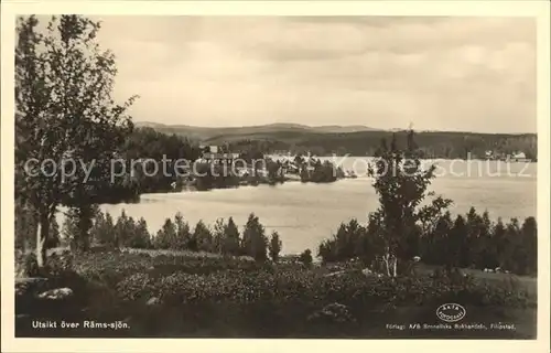 Raemmen Utsikt oever Raems sjoen Lake Kat. Raemmen