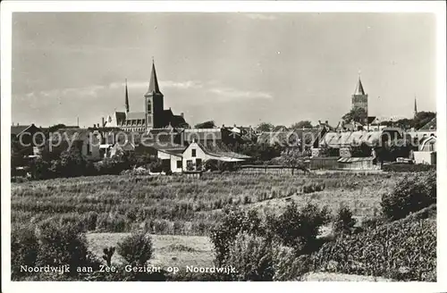 Noordwijk aan Zee  Gezicht Kerk Ortsansicht mit Kirche Kat. Noordwijk