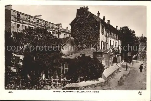 Montmartre Paris Le Lapin Agile Kat. Paris