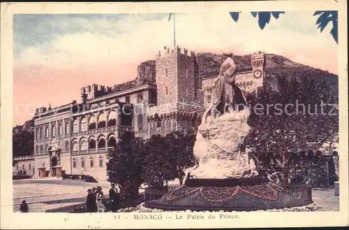 Monaco Palais du Prince Monument Statue Kat. Monaco