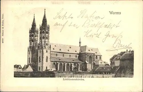 Worms Rhein Liebfrauenkirche Kat. Worms