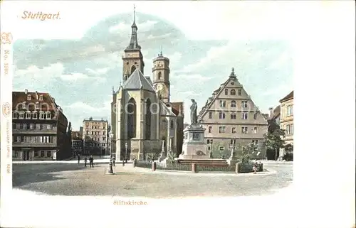 Stuttgart Stiftskirche Denkmal Kat. Stuttgart