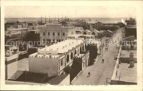Sfax Panorama vers le Port et les Ecoles Kat. Tunesien