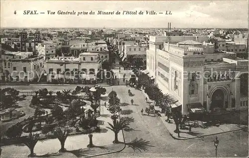 Sfax Vue generale prise du Minaret de l Hotel de Ville Kat. Tunesien