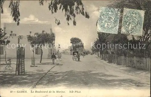 Gabes Boulevard de la Marine Kat. Tunesien