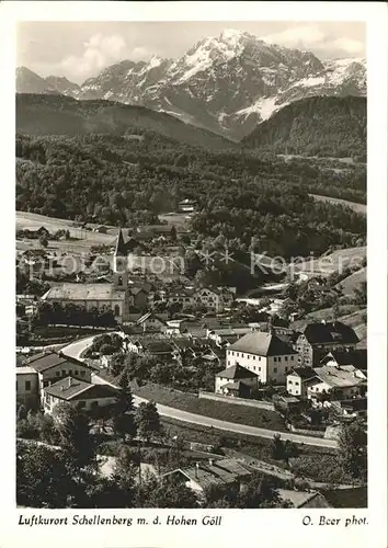 Schellenberg Berchtesgaden Panorama Luftkurort Hoher Goell Berchtesgadener Alpen Kat. Berchtesgaden