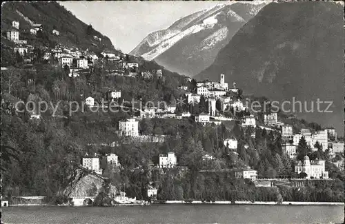 Castagnola-Cassarate Ansicht vom Luganersee aus / Castagnola /Bz. Lugano City